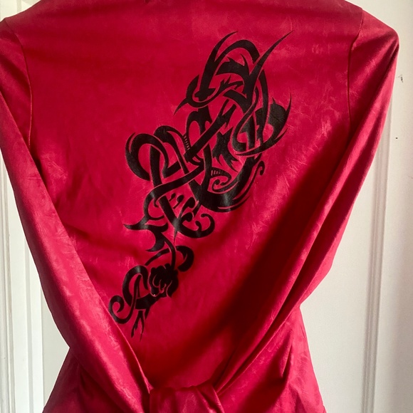 Ladies Parasuco 90’s Vintage Ergonomic Graffiti Blouse Sz M - Picture 5 of 6